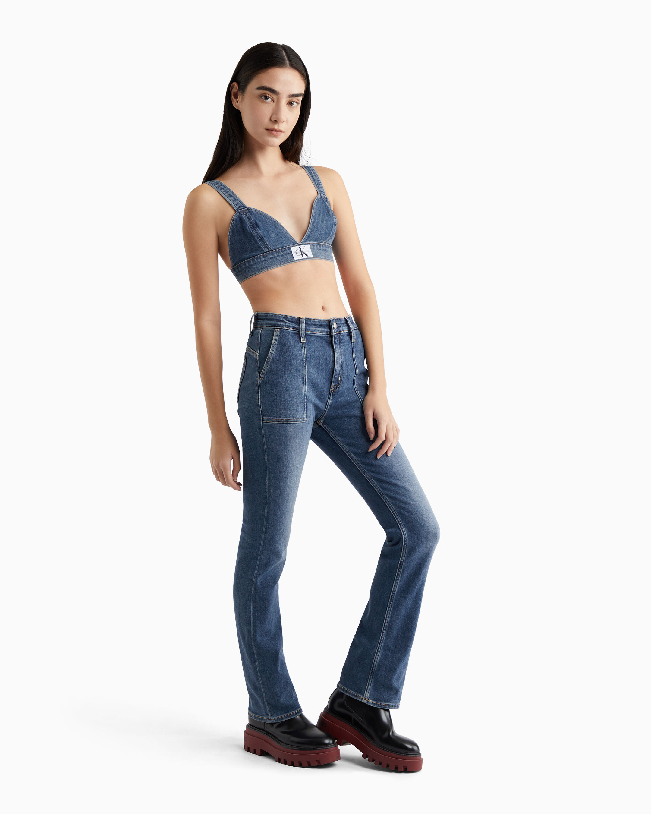 Calvin klein top belly top
