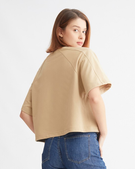 ARCHIVAL NEUTRALS RELAXED TOP