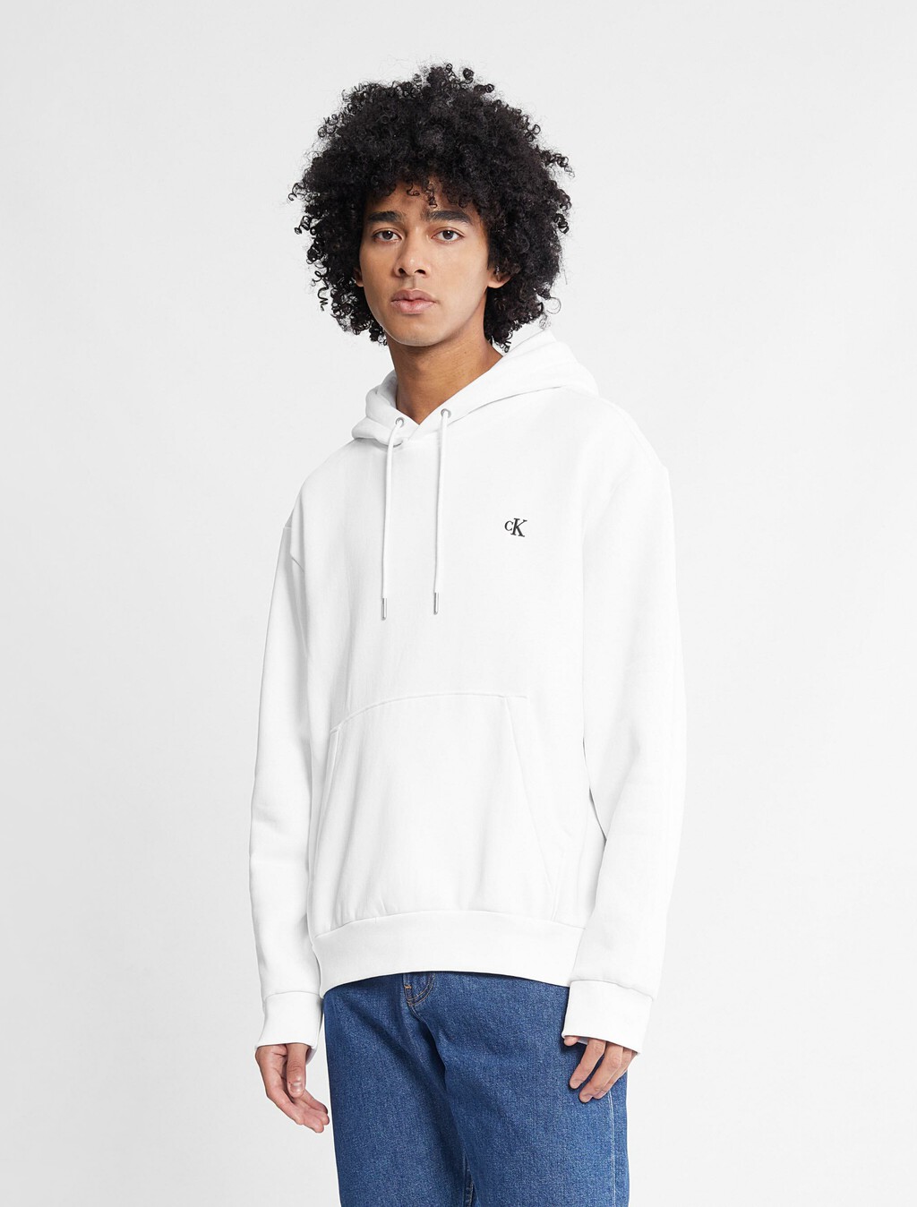 Archive Logo Fleece Hoodie, Brilliant White, hi-res