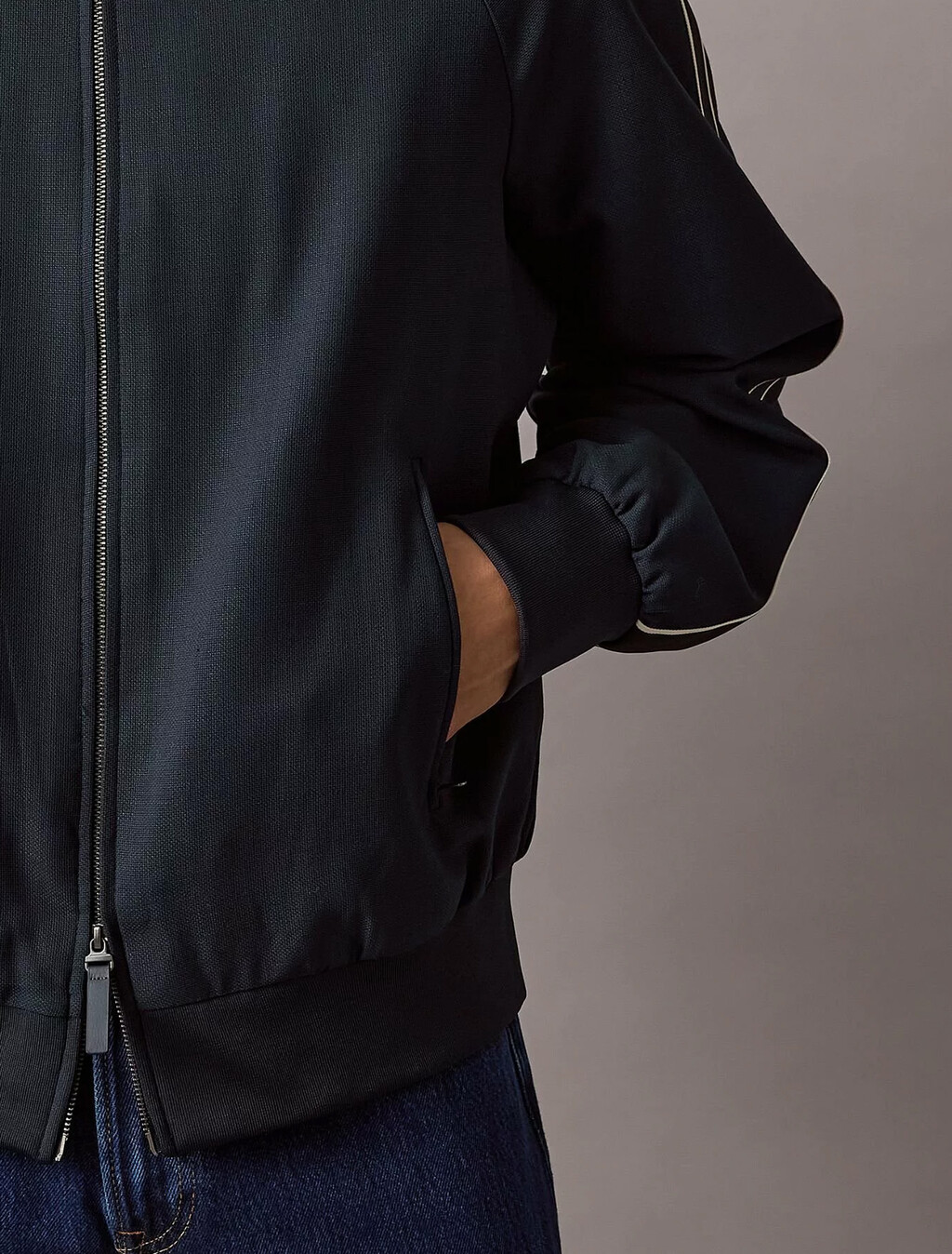 Relaxed Track Jacket, Dark Sapphire, hi-res