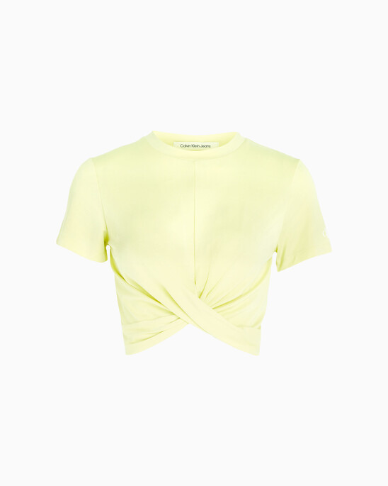 Cropped Twisted T-Shirt