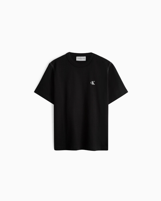 Modern Workwear Contrast Topstitch Tee