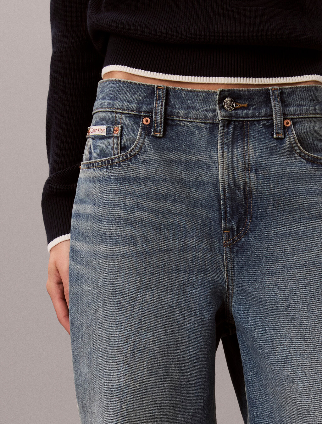 Twisted Low Rise Baggy Jeans, WORN ESSEX, hi-res