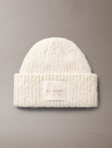 Plush Satin-Lined Beanie, Light Hay, hi-res