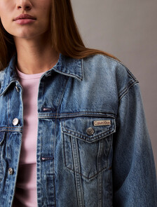 90's Denim Jacket, GOLD DUST, hi-res