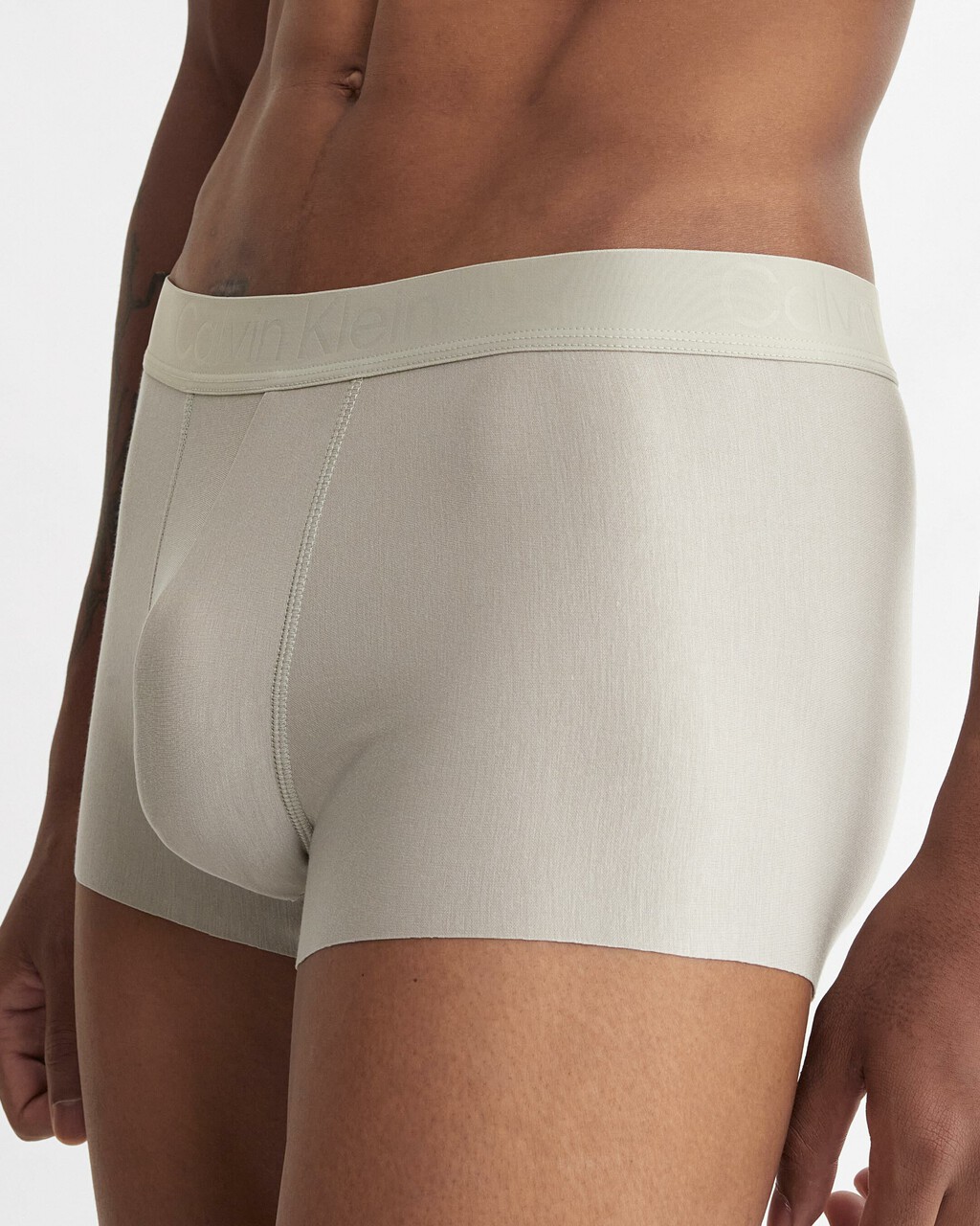 CK Black Turbo Dry Low Rise Trunks, Rich Clay, hi-res