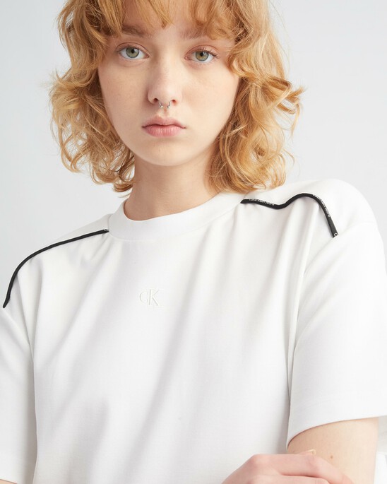 Feminine Cut-Out Back T-Shirt Dress