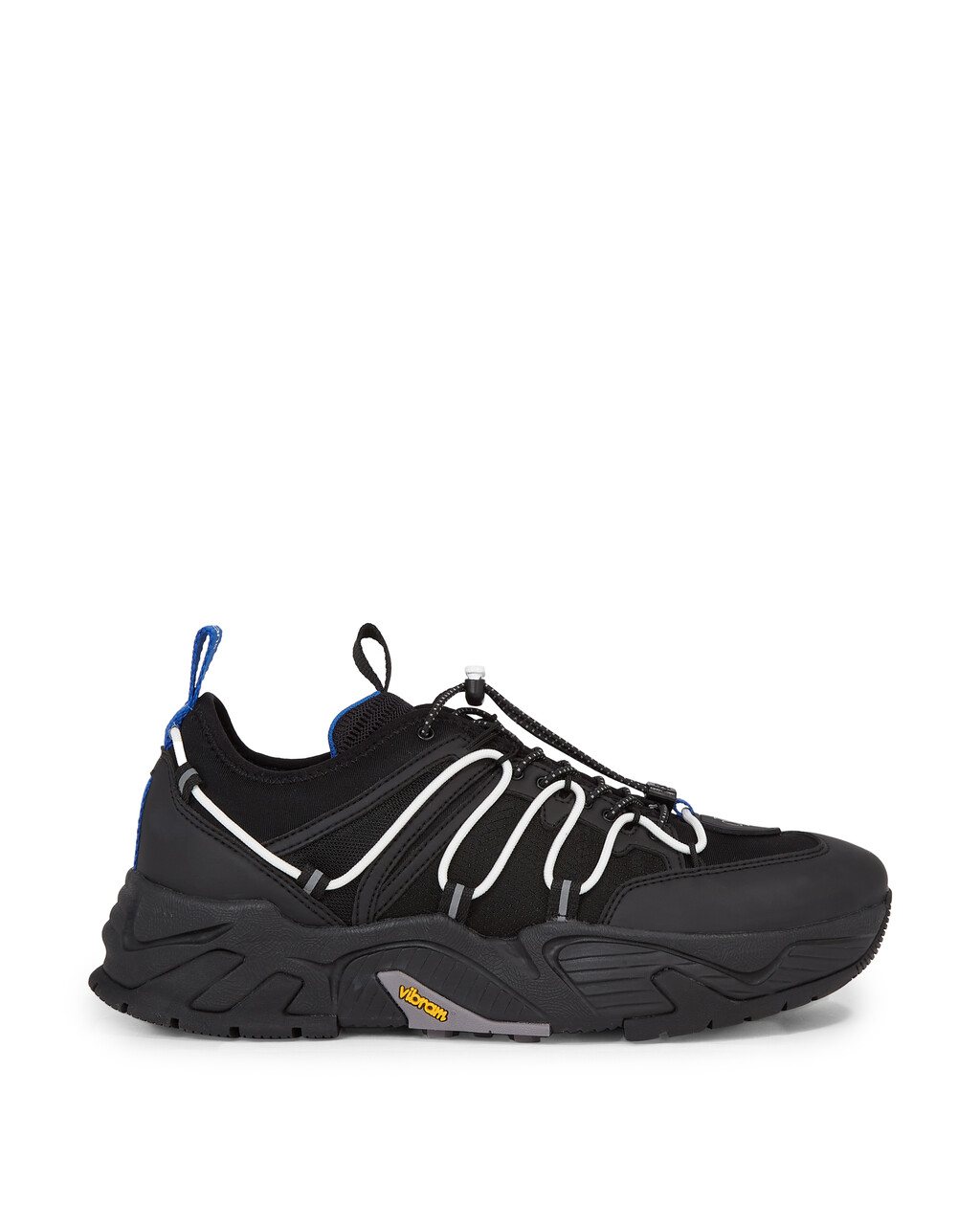 Vibramâ® Chunky Trainers, Black/Bright White/Lapis Blue, hi-res