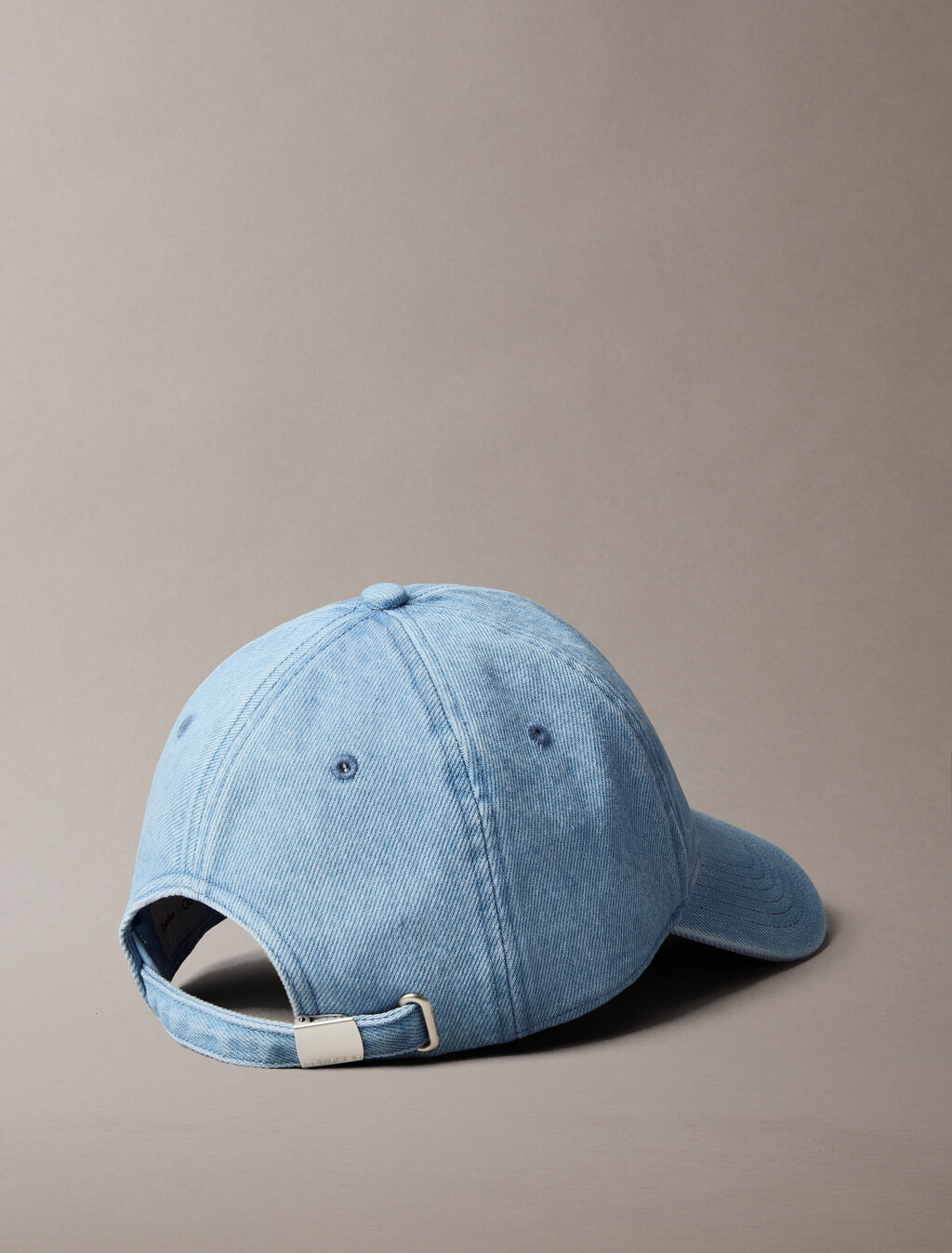 Embroidered Logo Denim Baseball Cap, Vintage Denim, hi-res