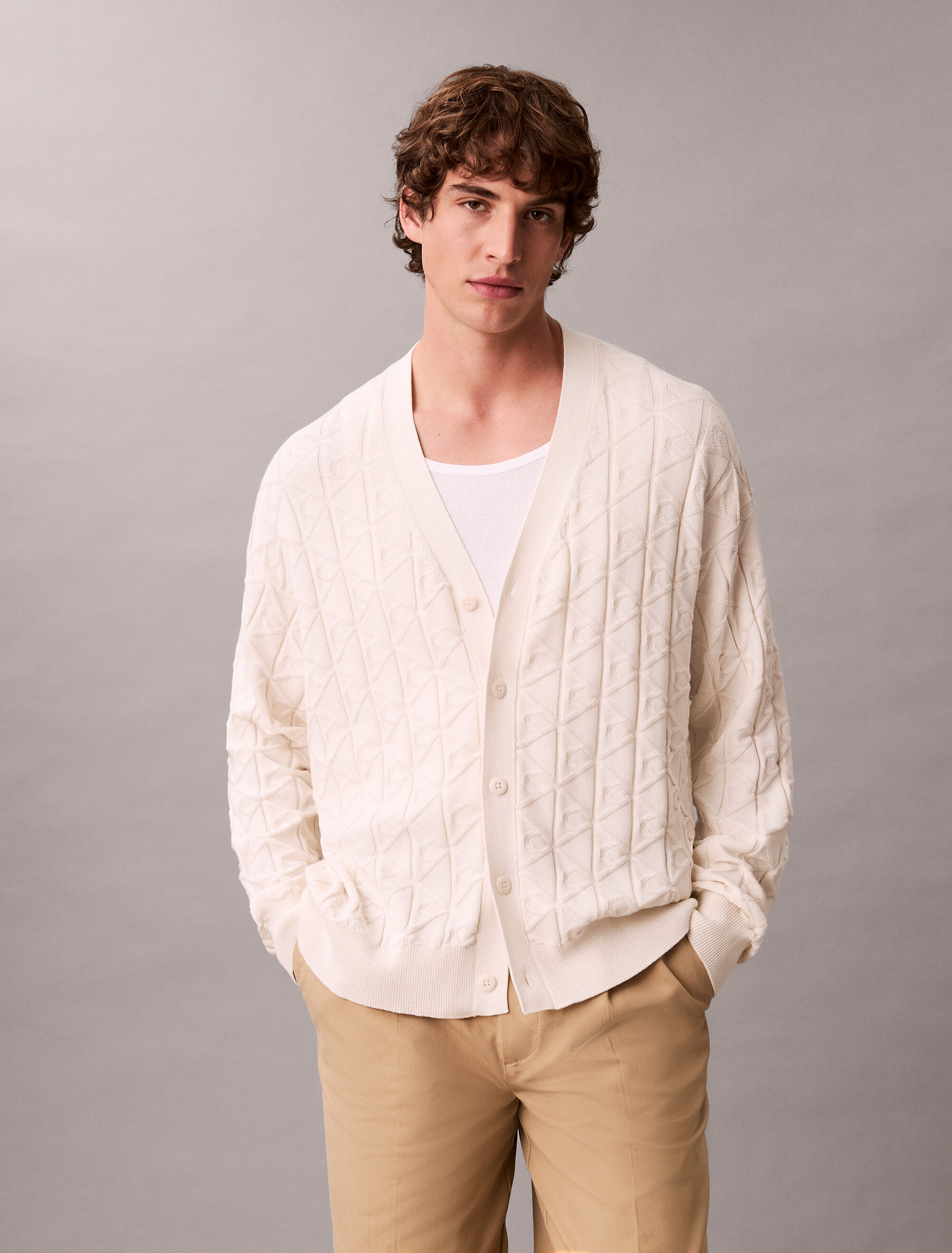 herlipto Be Mine Emblem Knit Cardigan Herlipto Be Mine Emblem Knit