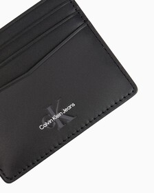 Monogram Soft Leather Cardcase, BLACK, hi-res