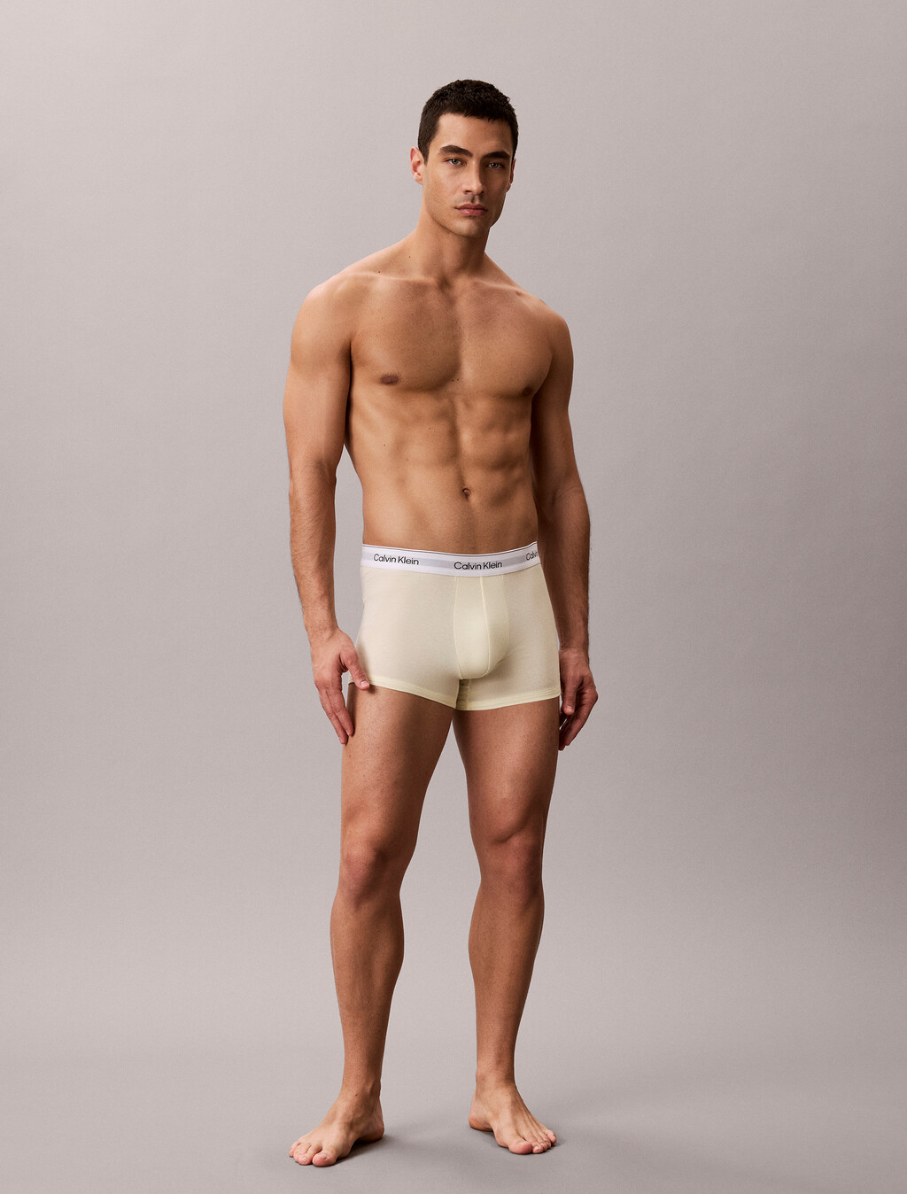 Icon Cotton Stretch Trunks 2 Pack, Blue Tulip/Pear Sorbet, hi-res