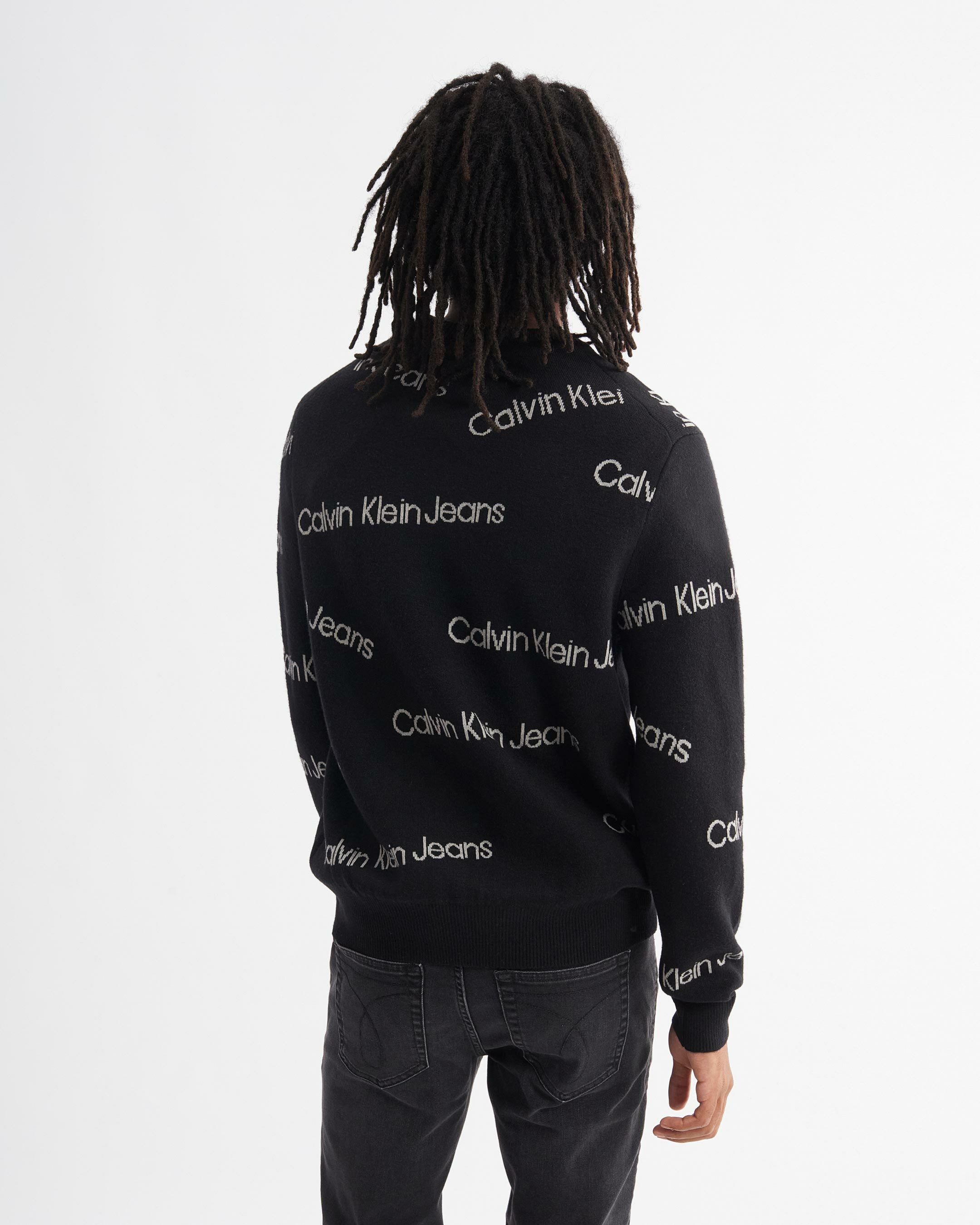 Institutional All Over Logo Sweater