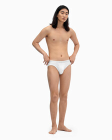 Structure Cotton Hipster Briefs 2 Pack, WHTE/GRYHTR, hi-res