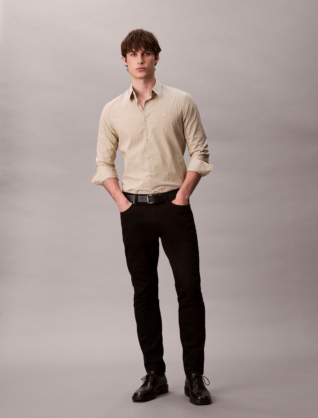 Slim Taper Thermal Jeans, JAGUAR MOON, hi-res