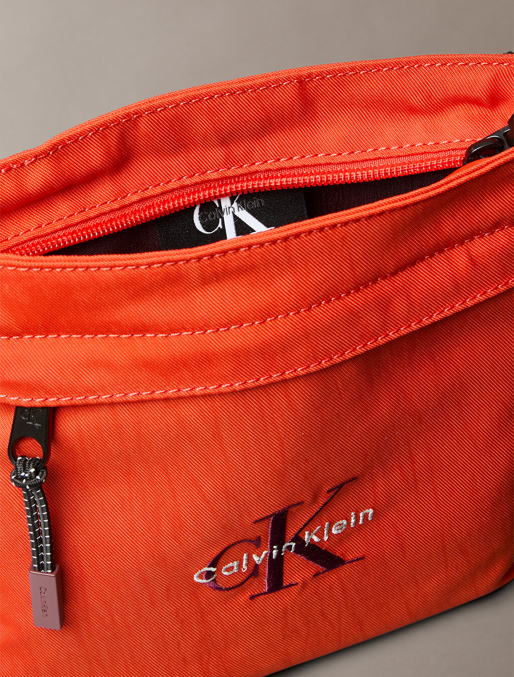 Nylon Monogram Logo Flatpack, Flame Scarlet, hi-res