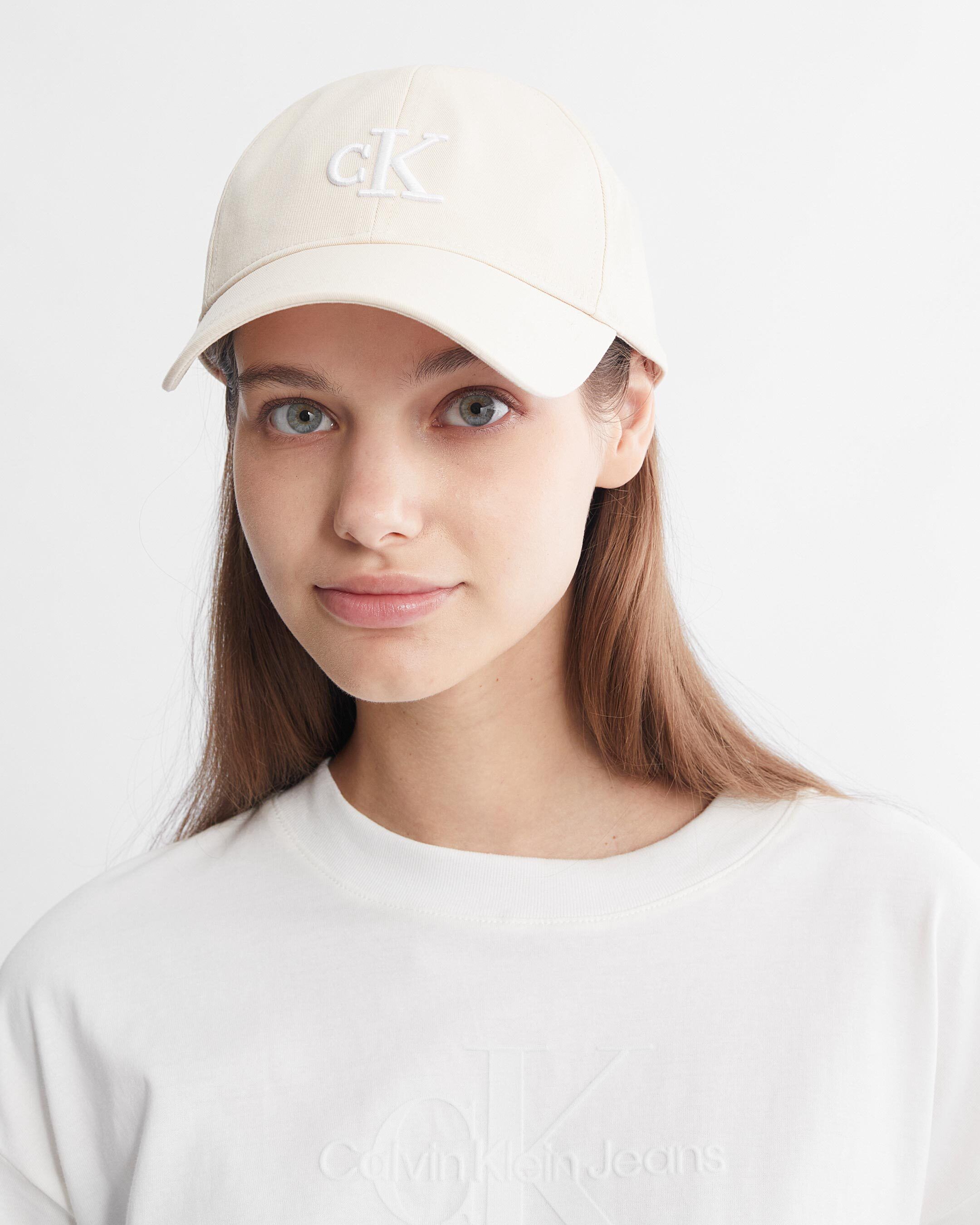 Calvin klein logo best sale cap