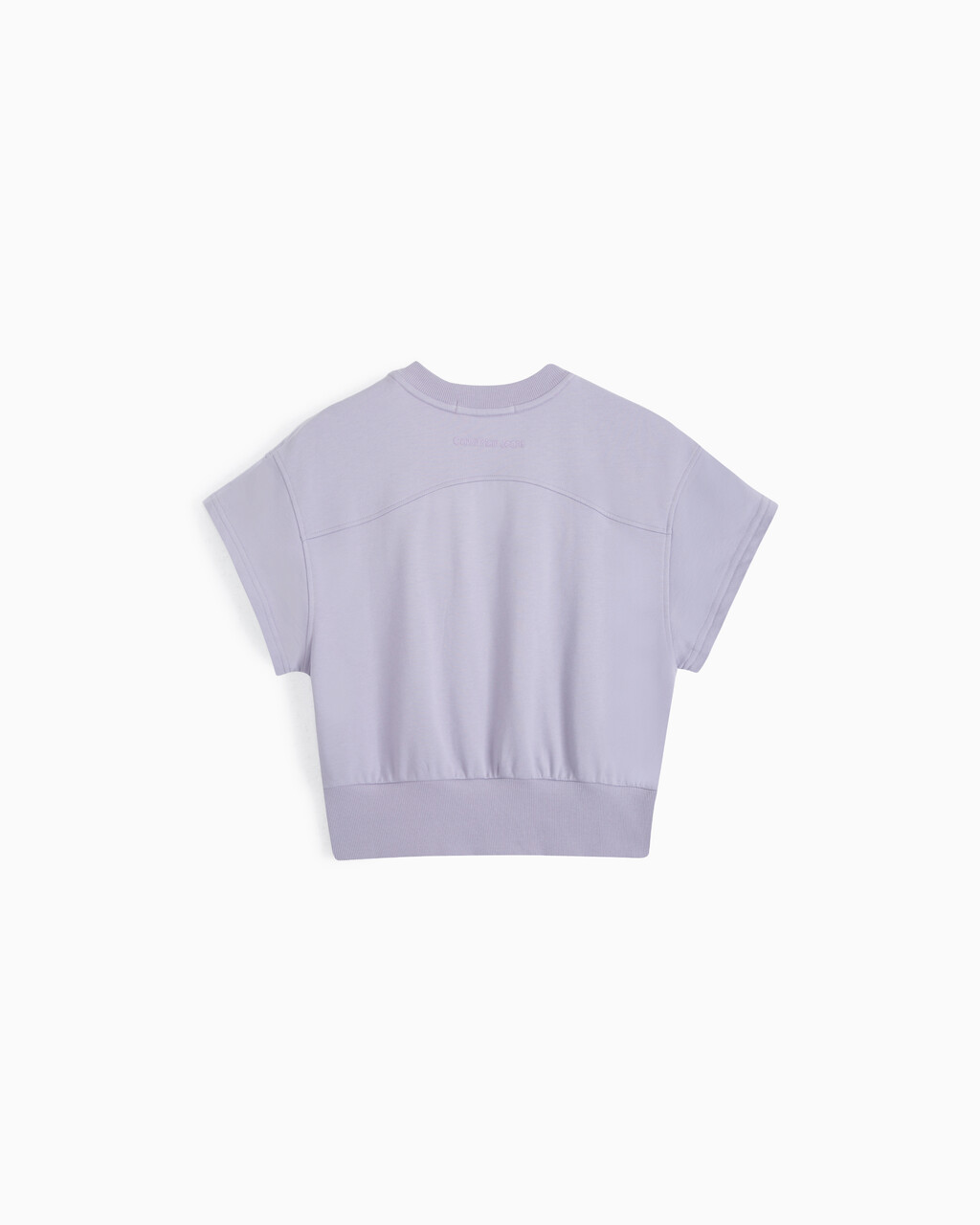 Feminine Seaming Cropped Top, Lavender Aura, hi-res
