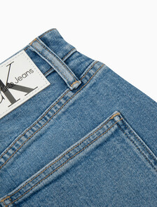 Reconsidered Front Split Maxi Denim Skirt, Med Blue F Split Cross Wb Rwh, hi-res