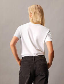Standard Logo Monogram Tee, Brilliant White, hi-res