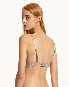 CK Black Bridal Lightly Lined Plunge Bra, Satellite, hi-res