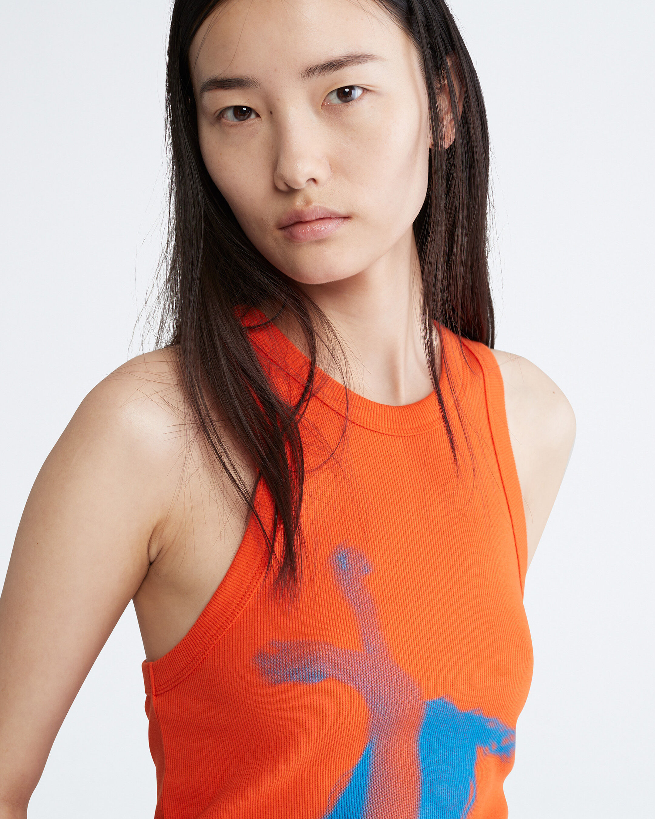 Calvin klein orange top shop