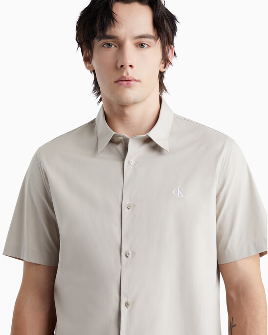 Tonal Monogram Short Sleeve Shirt