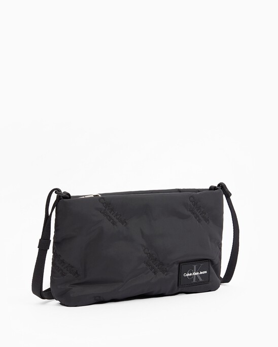 Puffy All Over Embroidery Phone Crossbody