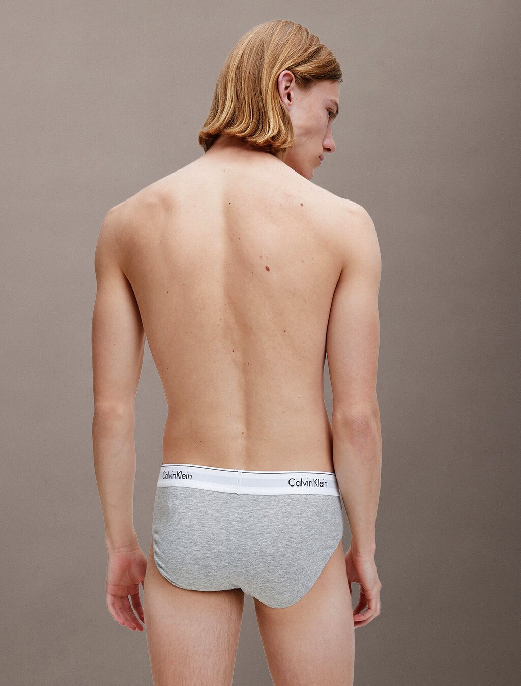 Icon Cotton Stretch Hip Brief - 2 Pack, 1 Grey Heather / 1 Black, hi-res