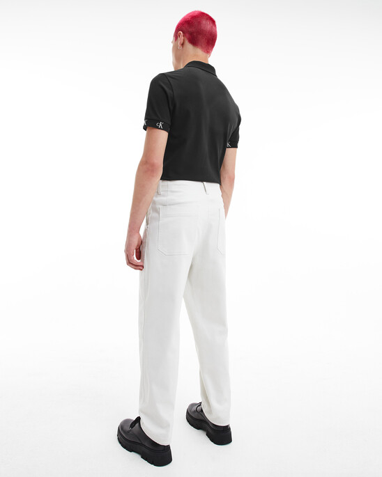 LOGO JACQUARD POLO