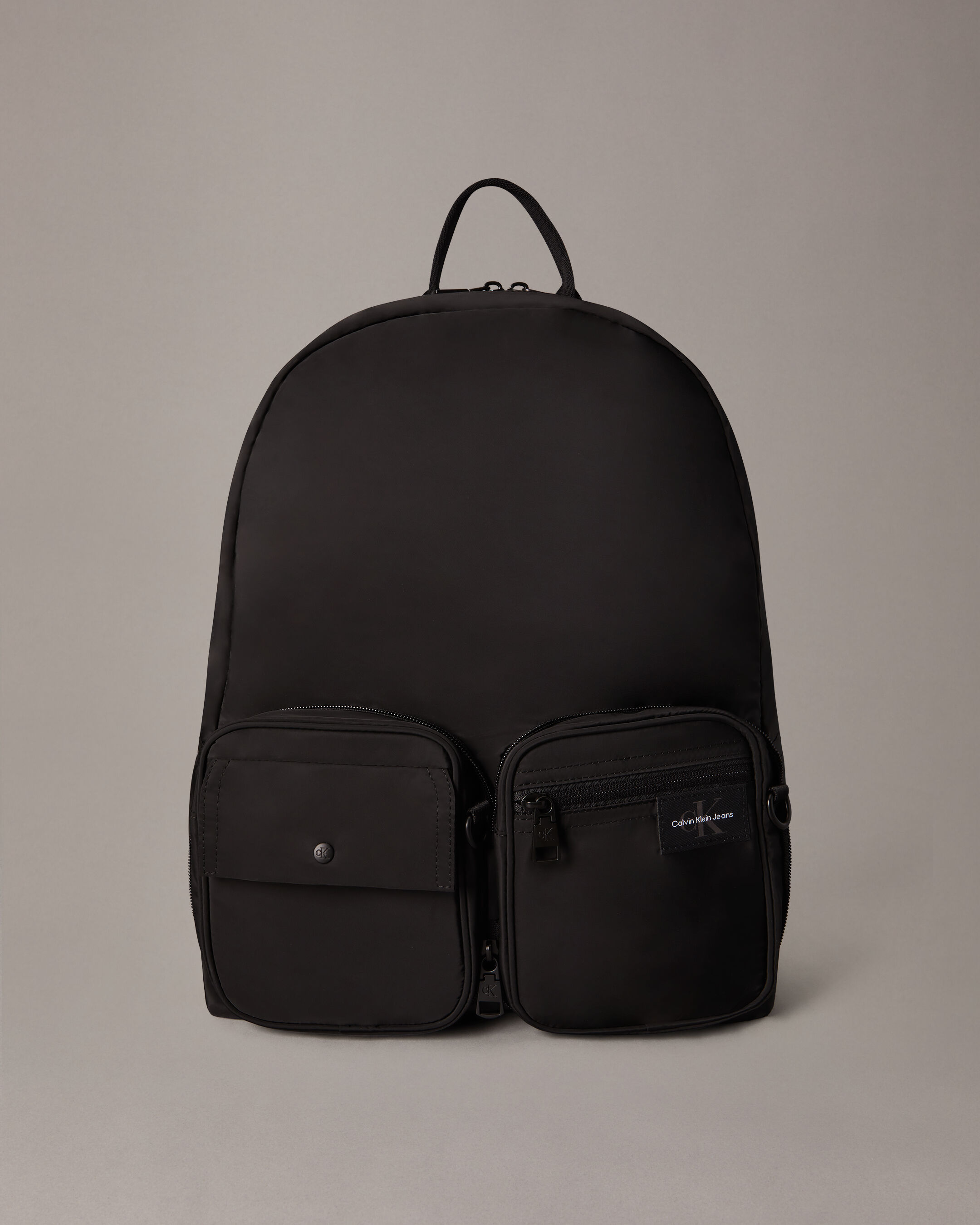 Leather calvin klein backpack new arrivals