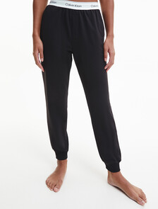 Icon Cotton Lounge Joggers, Black, hi-res