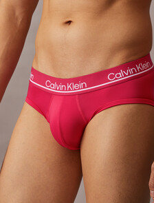 CK Micro Plus Hipster Briefs 3 Pack, black/ silver lake blue/ gypsy rose, hi-res