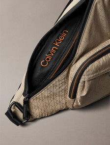 Utility Emblem Crossbody Bag, Roasted Cashew, hi-res