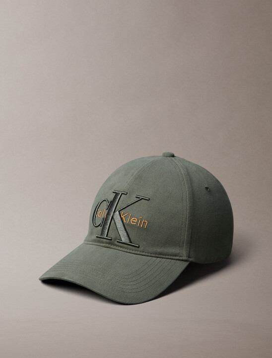 Layered Monogram Logo Graphic Baseball Cap