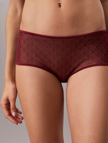 Boy Shorts - Emblem Mesh, Established Red, hi-res