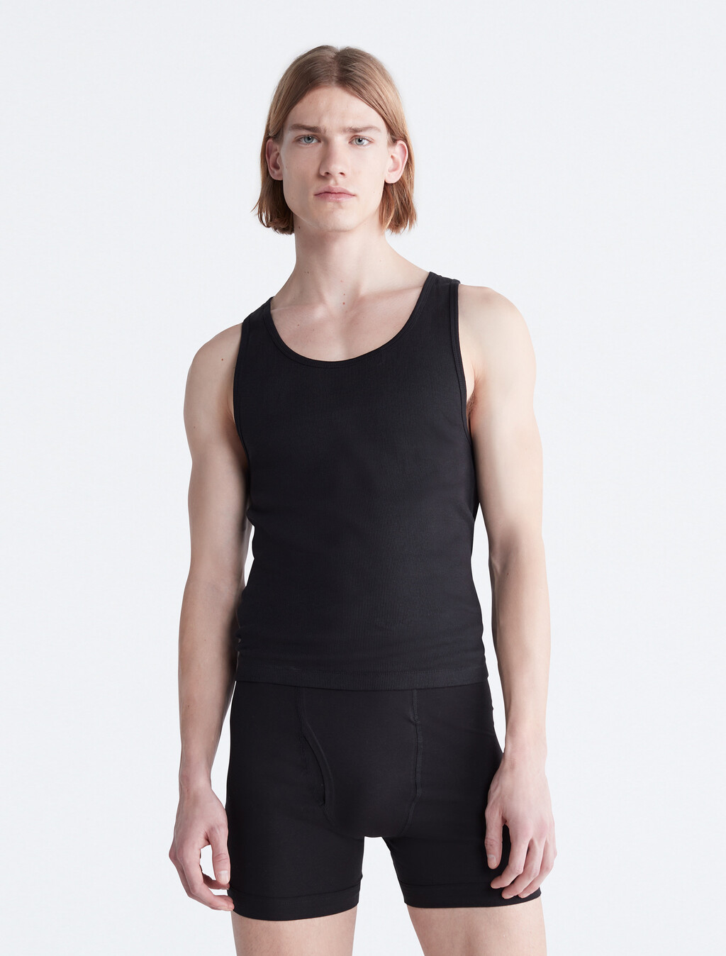 Cotton 3-Pack Tank Top, 3 Black (Legacy 001), hi-res