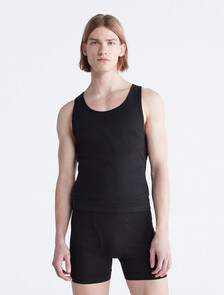 Cotton 3-Pack Tank Top, 3 Black (Legacy 001), hi-res