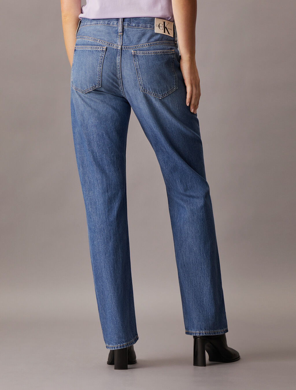 Lightweight Low Rise Straight Jeans, Denim Light, hi-res