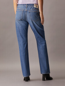 Lightweight Low Rise Straight Jeans, Denim Light, hi-res