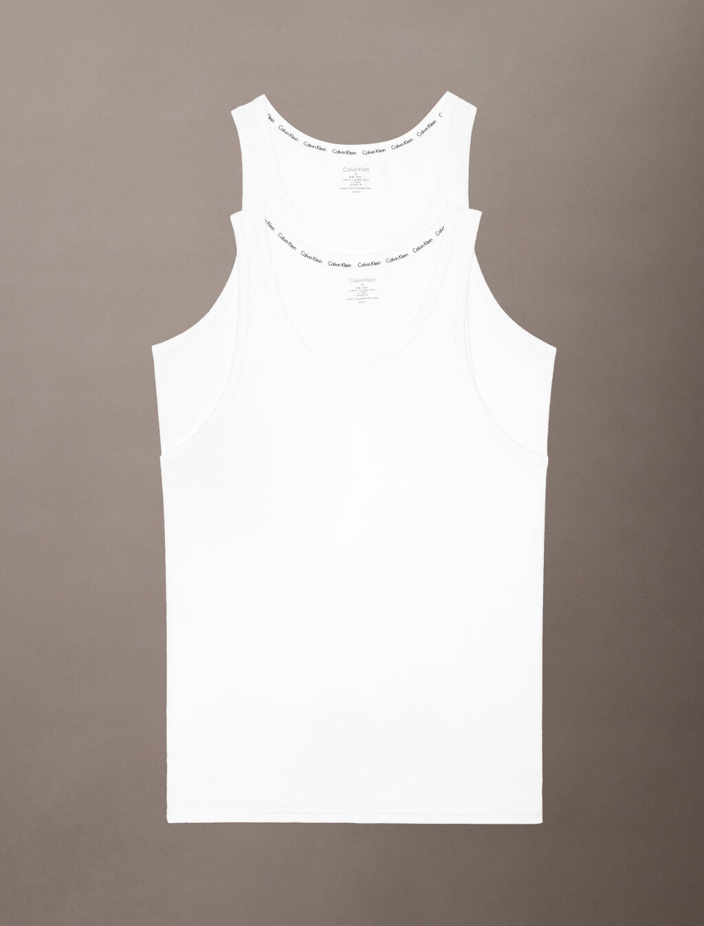 Icon Cotton Stretch Tanks 2 Pack, White/White, hi-res