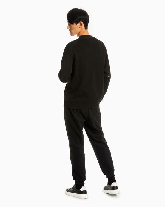 LOGO STRIPE CARDIGAN