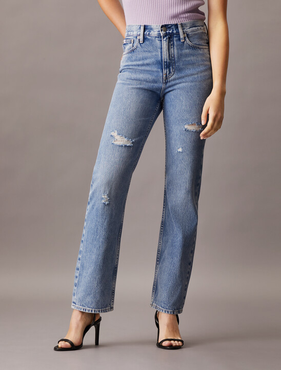 Eco Cool High Rise Straight Jeans