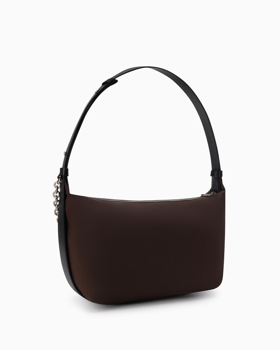 Nylon Chain Shoulder Bag 28Cm