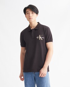 Archival Neutrals Polo, CK BLACK, hi-res