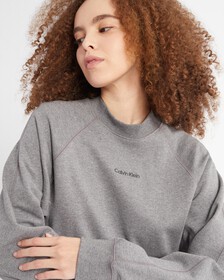Standards Sweatshirt Dress, Medium Grey Htr, hi-res