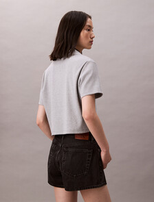 90's Denim Shorts, CK ESSENTIAL BLACK, hi-res