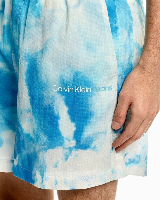 Cloud Print Woven Shorts