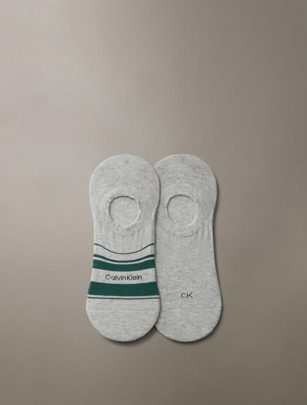 2 Pack Stripe Liner Socks, GREY ASSORT, hi-res