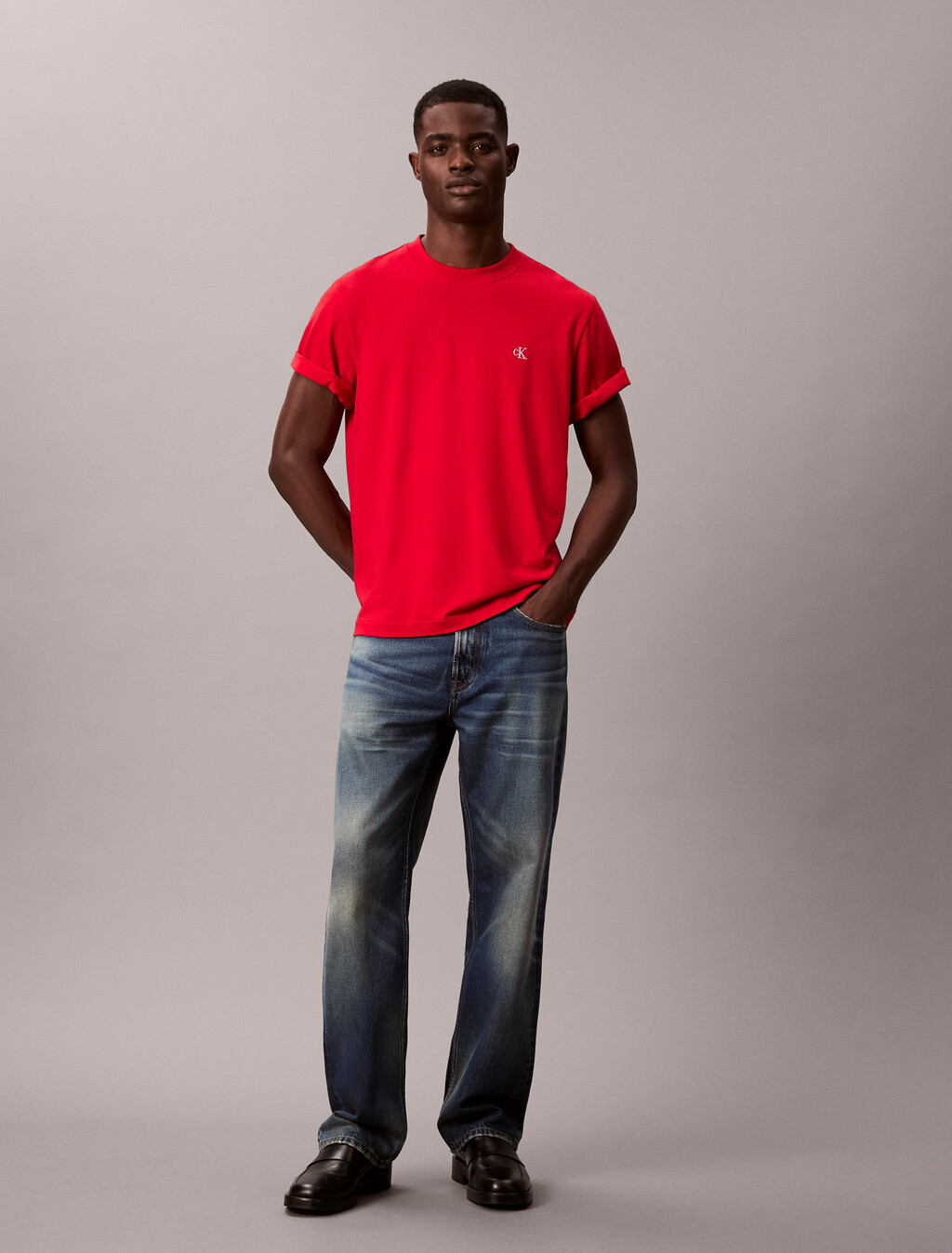 Embroidered Monogram Logo Relaxed T-Shirt, Adrenaline Rush, hi-res